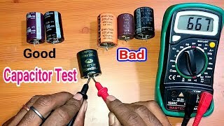 Testing Of Capacitor Bad Or Good   in Hindi.