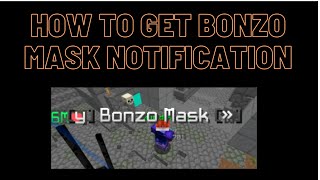 How to get the Bonzo Mask notification + example | Hypixel Skyblock