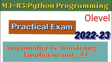 O Level M3-R5 Paper/Practical Exam/Most Important Python Programing/Previous Year Question/Arti Mam