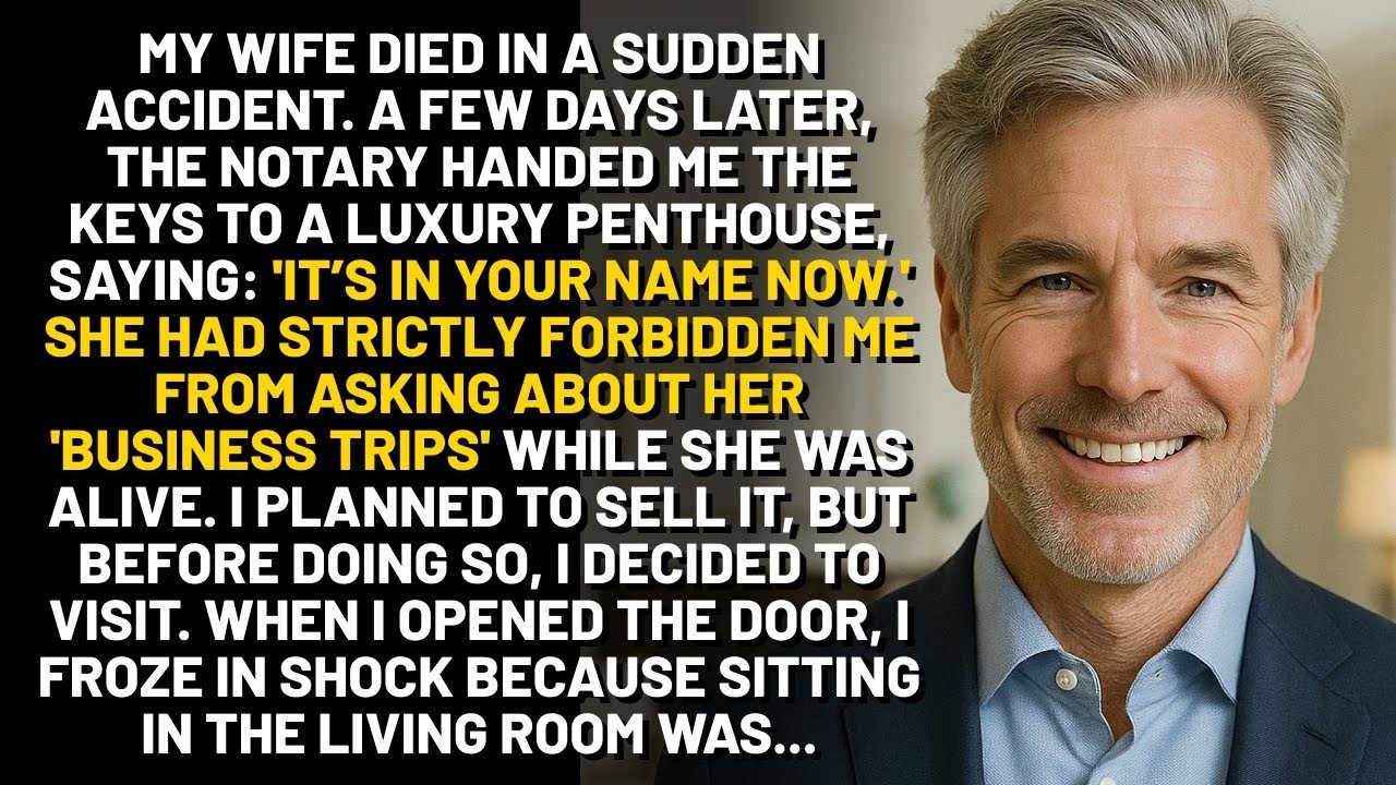 My Wife Died In A Car Accident  I Found The Keys To Her Secret Penthouse  When I Opened The
