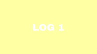 the egghead project : log 1