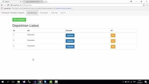 26-  Jquery Datatable Plugin Kullanımı