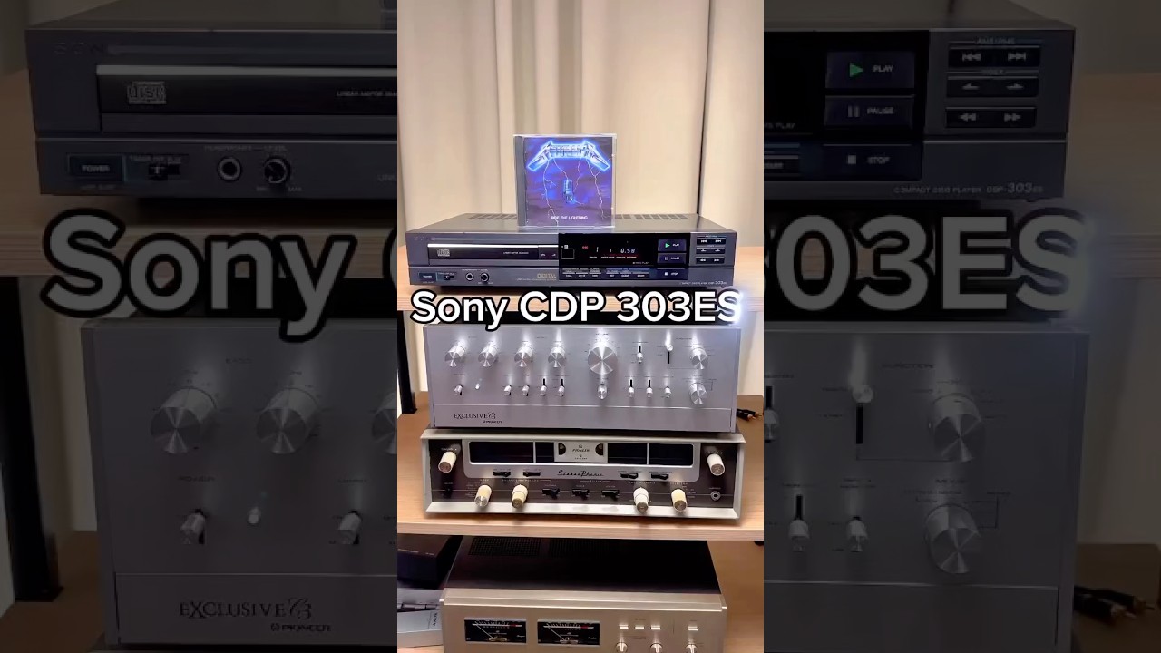 DJ機材 SONY CDP-303ES 🎬 Sony CDP-303ES – Precision. Silence. Performance #shorts - YouTube