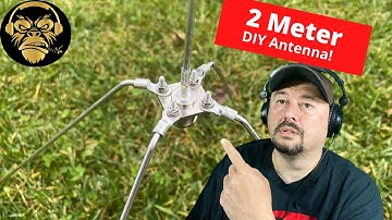 DIY 2M Ground Plane Antenna - Ham Radio - TheSmokinApe