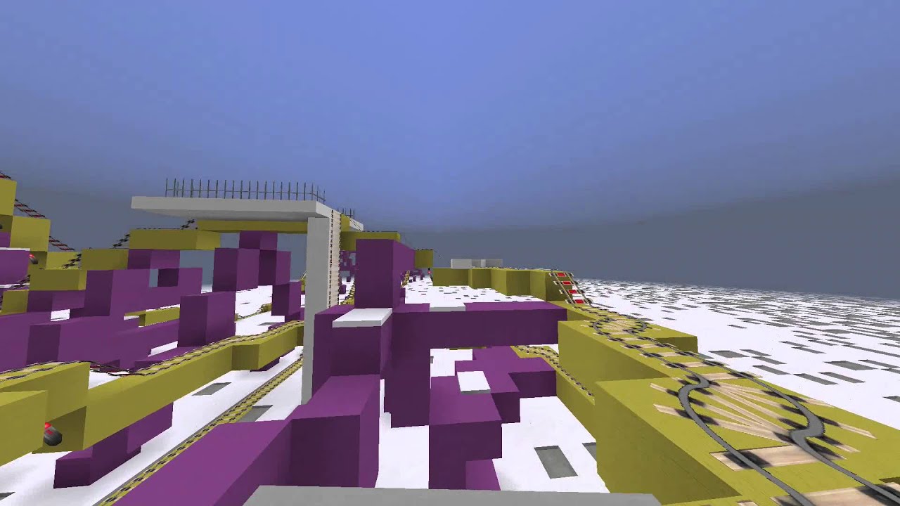 Nitro [minecraft rollercoaster recreation] - YouTube