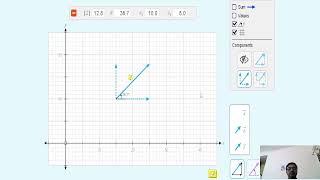 Simulation: Components of a Vector