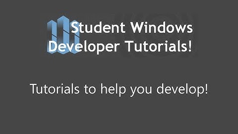 Windows Phone 8 Development - Tutorial 1 - New Application