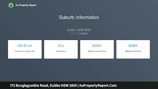 172 Bunglegumbie Road Dubbo Nsw 2830  Aupropertyreportcom