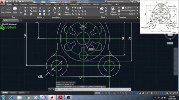 Auto CAD 2015 | 2D Sketch Practice Exercise | Apply Dimension | Example 5 (Part 2)