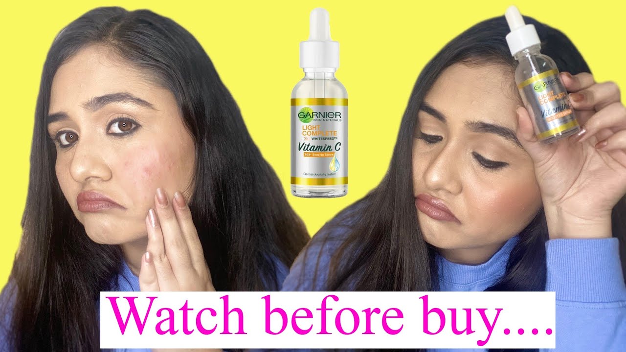 *New* Garnier Vitamin C Booster serum Kaise use kare Review kya Yeh