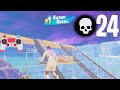 High Elimination Solo vs Squads Win Gameplay Full Game Season 6 (Fortnite Ps4 Controller)