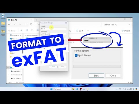 How to Format Any Drive to exFAT on Windows 11? Format InternalExternal Disks, Drives