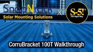 How to Install SnapNrack Ultra Rail on Corrugated Metal Roofing