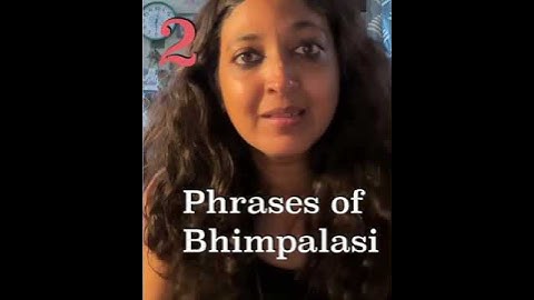 Thumbnail of Important phrases in Raga Bhimpalasi