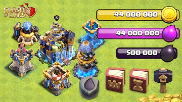 I Spent EVERYTHING on Townhall 18… Day 1 Spending Spree!