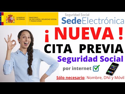 ??? **CITA Previa SEGURIDAD SOCIAL**⏱??