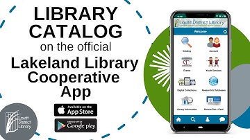 Using the Catalog on the Lakeland Library Cooperative App