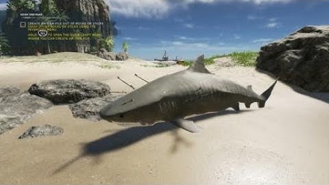 How To Kill A Shark The Easy Way In Stranded Deep Shoot From The Shore Next To Deep Water