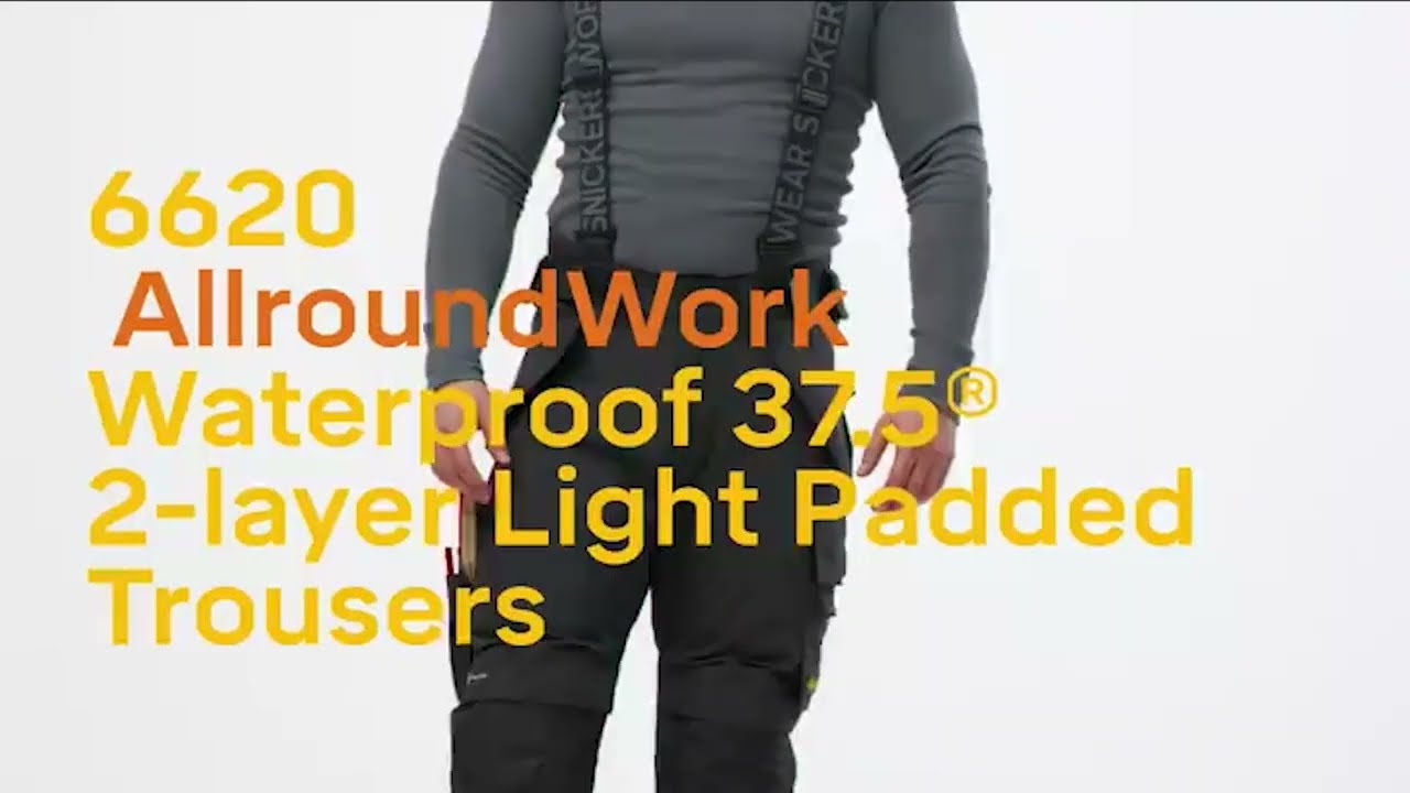 Snickers 6620 AllroundWork Waterproof 37.5 2-layer Light Padded