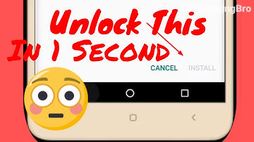Install Button  Unlock  So Simple  Way Without  Any App