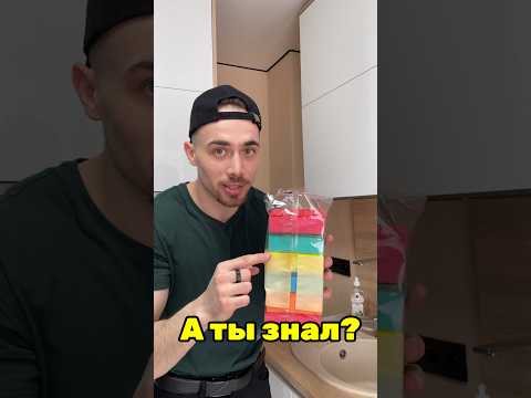 А ты знаешь почему губки разного цвета?