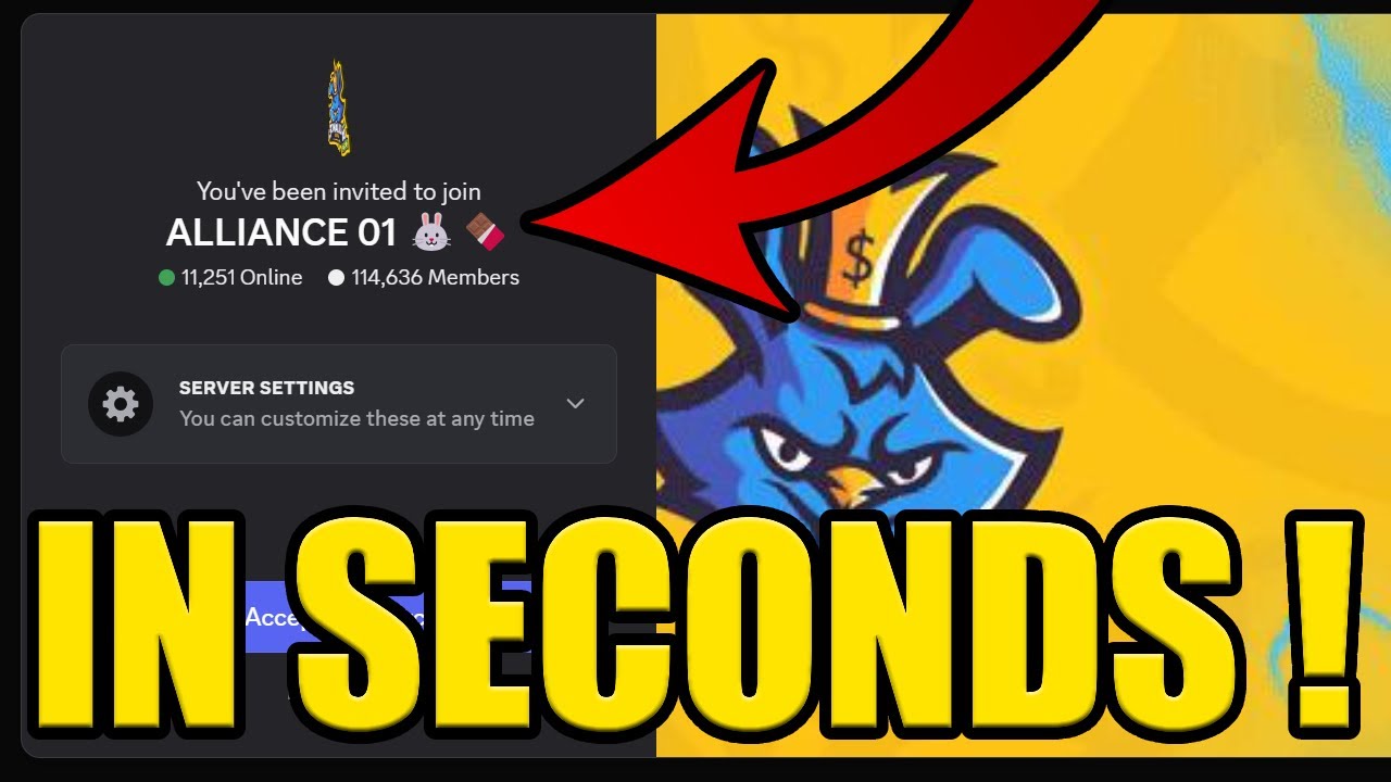 HOW to JOIN ALLIANCE DISCORD SERVER PC & MOBILE - YouTube