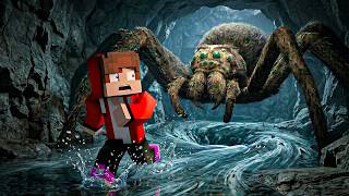 Satisfying Minecraft Physics Simulation with JJ Maizen vs SPIDER 😱 | ZenBlock Craft