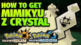 How to Get Mimikyu Z Crystal Location – Pokemon Ultra Sun and Moon Mimikium Z Location