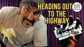 How To Play  Judas Priest  Heading Out To The Highway  Guitar Lesson