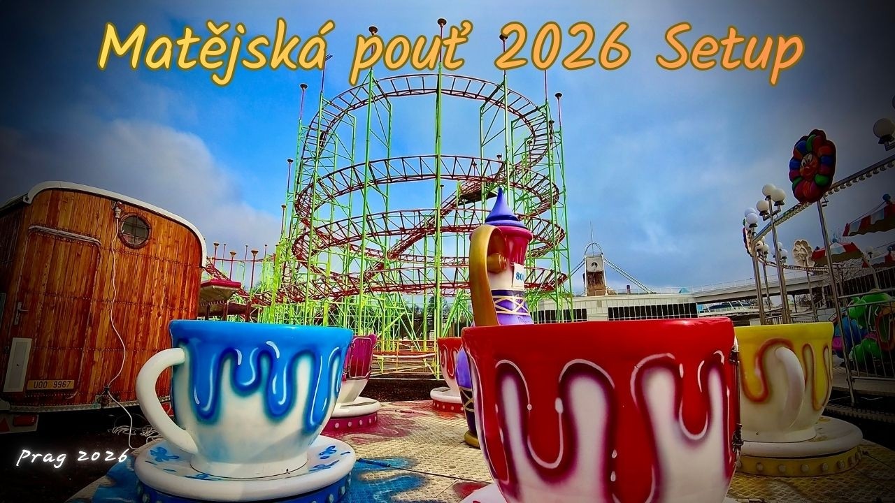 Matějská pouť 2026 🏗️ Kirmesaufbau Prag | Fairground Setup | Stavba 🇨🇿