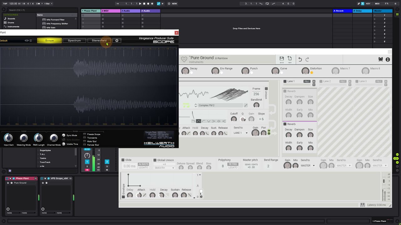 phase plant Pure Ground Dubstep Sounds