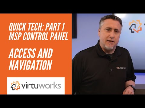 Quick Tech: MSP Control Panel Pt. 1