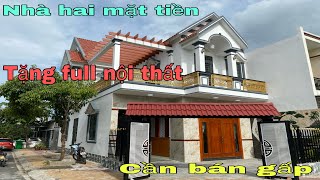 Bán nhà Bình Dương (175) siêu phẩm nhà phố hai mặt tiền,full nội thất