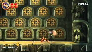 Donkey Kong Country Returns ~ 3-2 Button Bash Shiny Gold