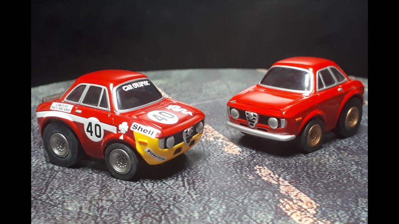 Alfa Romeo GTA 1300 JUNIOR チョロQ Tooned Alfa Romeo 1300 Junior by Choro-Q Choroq choro deformed