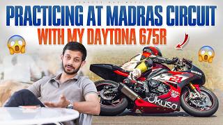 Practicing At Madras Circuit With My Daytona 675r| What’s Coming Next?| Sandeep Nadimpalli | Telugu|