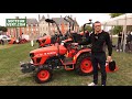 KUBOTA EUROPE : Quentin REVOY présente le nouveau tracteur compact EK1-261 à Salonvert 2020