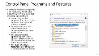 CompTIA A+ 05-03i Operating Systems - Configuring Windows - Part 9 - Managing Programs