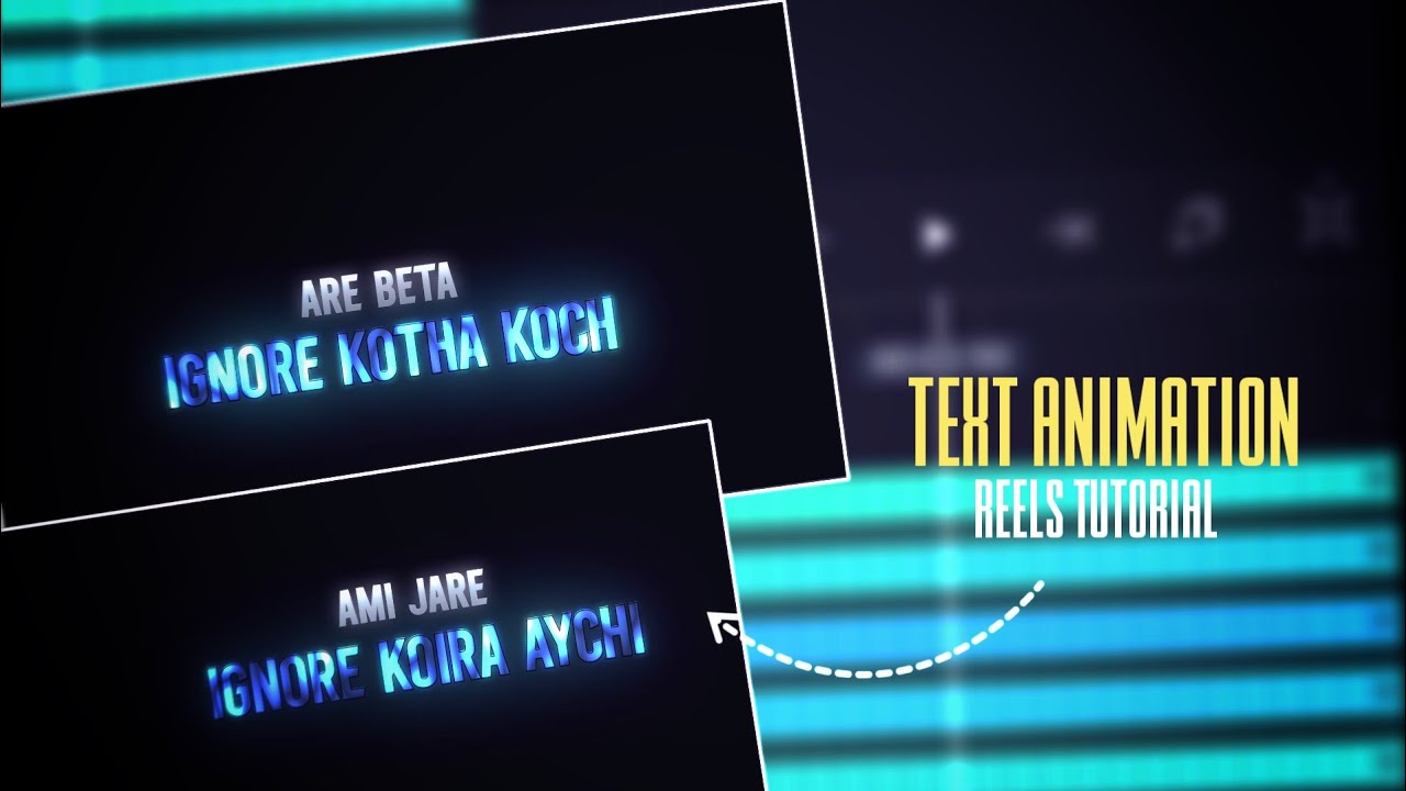Reels Text Animation Effect Tutorial..! 🦋 Alight Motion - YouTube