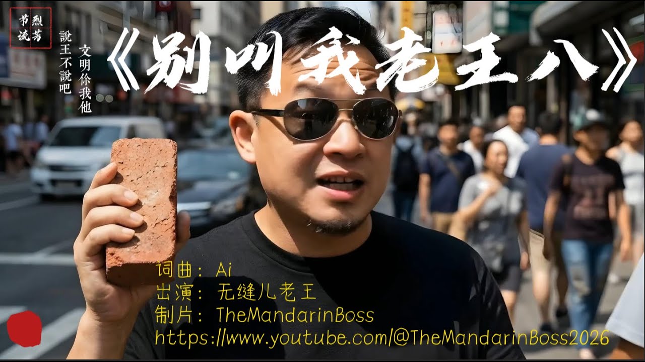 老王唱歌：MV《别叫我老王八》 词曲：Ai    表演：无缝儿老王  制片：The Mandarin Boss  