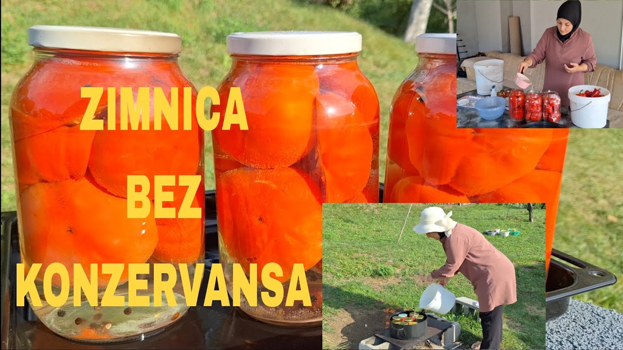 KISELE PAPRIKE ZA ZIMNICU💥PARADAJZ PAPRIKE/PARADAJZUŠE💥Jednostavan recept za zimnicu❗️