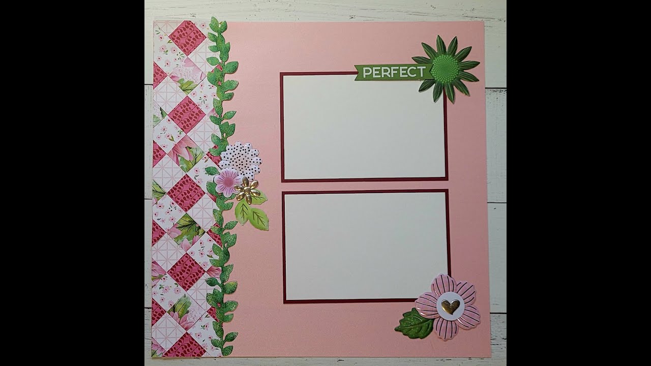 Woven border scrapbooking idea Creative Memories