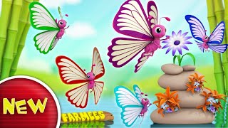 Butterfly Finger Family | Nursery Rhymes | Kids Songs | Baby Rhymes by Farmees