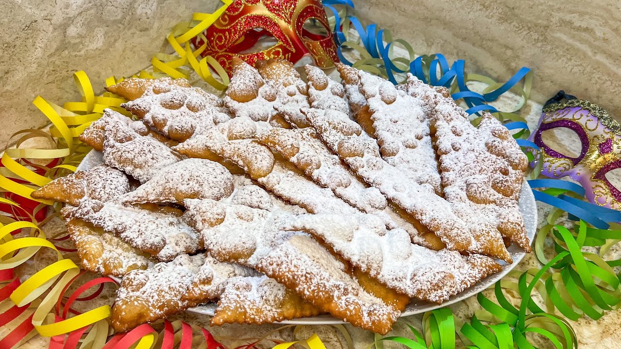 CHIACCHIERE DI CARNEVALE 🎭  senza glutine e senza lattosio || Francy’s Bakery