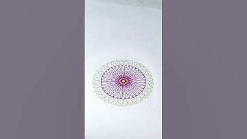 Spiral Pattern #satisfying #relaxing #spirograph #youtubeshorts #shorts #drawing #skills #art #asmr