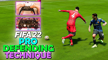FIFA 22 PRO DEFENDING TRICK | FIFA 22 SPRINTING STRAIGHT TUTORIAL - FIFA 22 DEFENDING TUTORIAL