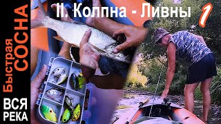 Доловил до Колпен. Начало сплава до Ливен 🐟🛶🏕️ Колпна - Ливны 1.  Быстрая Сосна