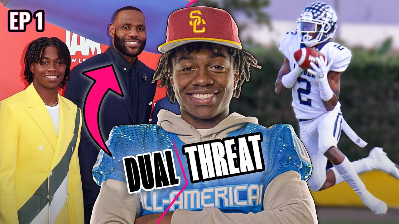 He Plays LEBRON'S SON In Space Jam! USC Commit Ceyair Wright STARS In His Own Reality Show 🎥