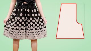 How to make a short culottes trousers | DIY shorts/ skirt pants/ short Palazzo pants