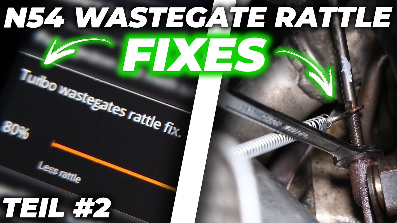 Ich TESTE 3 Wastegate Rattle FIXES bei meinem N54! Bekommt man es wirklich weg? padoppeldi